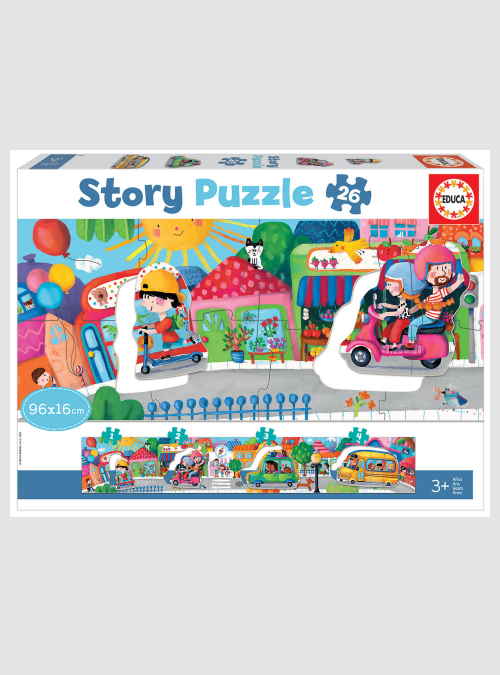18901-story-puzzle-vehicles-in-the-city-26pcs=box