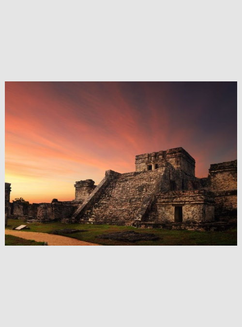 231384-sunset-in-the-ancient-Mayan-city-Mexico-1000pcs