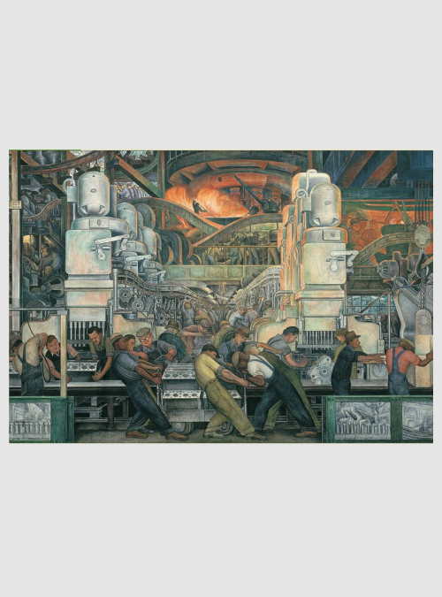 AA421-Diego-Rivera-the-industry-of-Detroit-1000pcs