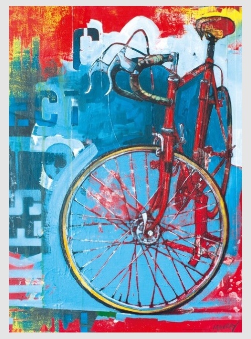 29600-Bike Art: Κόκκινο Ποδήλατο, 1000 τεμ.
