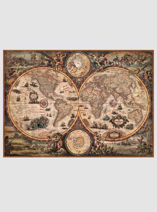 World Puzzles: Χάρτης Παλιού Κόσμου, 2000 τεμ.