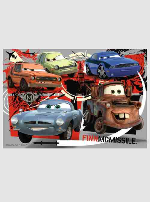 Disney Cars 2, Ειδική Έκδοση: 3 Παιδικά παζλ & Memory