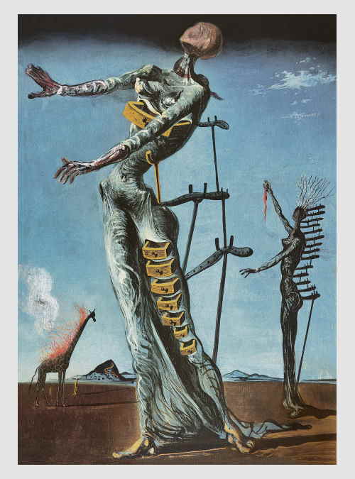 60112-Salvador-Dalí-Burning-Giraffe-1000pcs